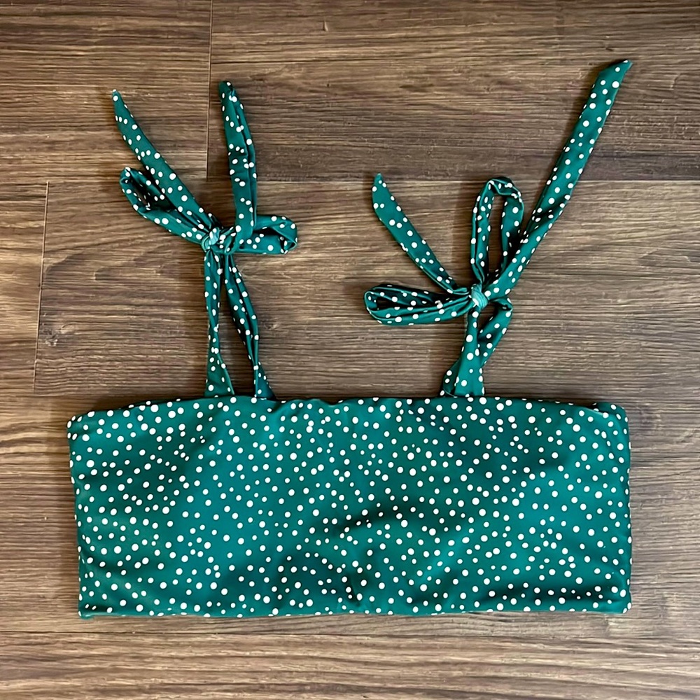 Green bikini top